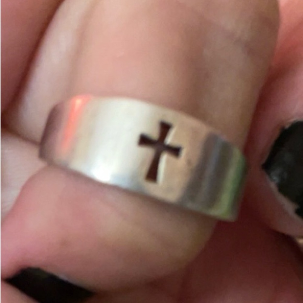 James Avery Silver Cross Ring